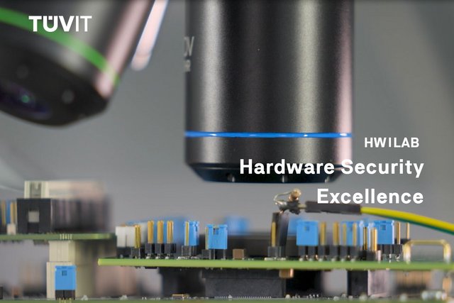 Laseraufbau im TÜVIT-Hardware-Labor