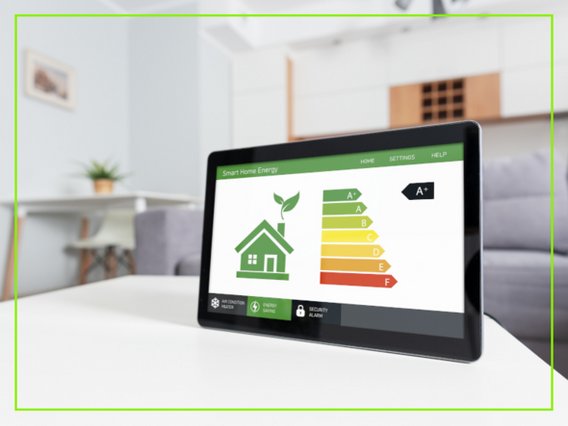 energieverbrauch-smart-home-tablet Anzeige des Energieverbrauches eines Smart Homes