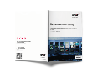 TSA.EN50518: TÜViT's own criteria catalog for testing & certification of alarm receiving centers (AES) based on DIN EN 50518 TSA.EN50518: TÜViT's own criteria catalog for testing & certification of alarm receiving centers (AES) based on DIN EN 50518