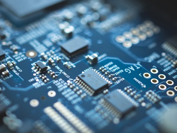 hardware-komponente Nahaufnahme einer Hardware-Komponente