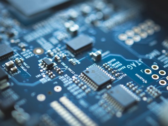 hardware-komponente Nahaufnahme einer Hardware-Komponente