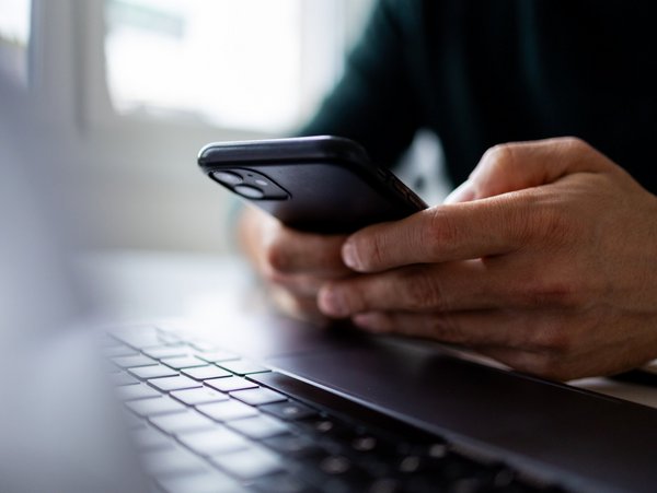 Smartphone in Benutzung